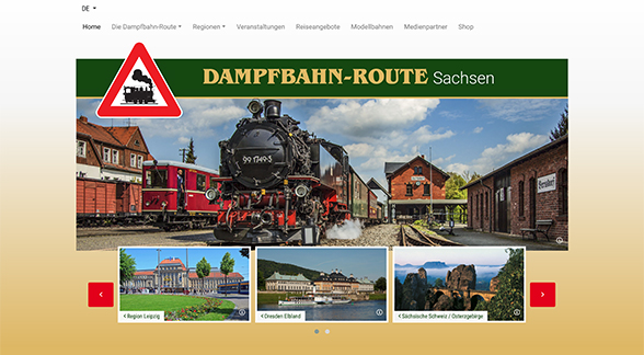 Dampfbahn-Route Sachsen