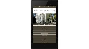 Website Gästehaus Leipzig – Vorschaubild
